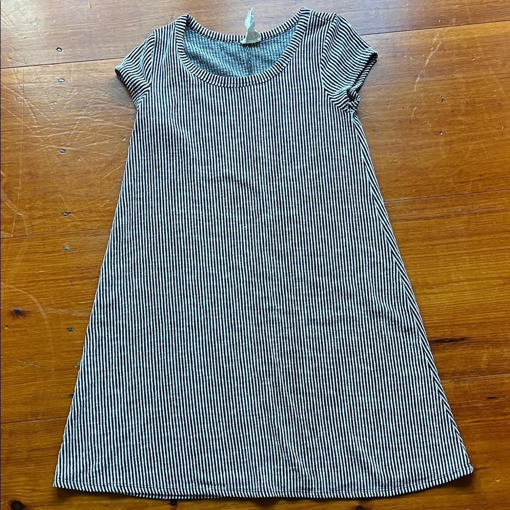 Caution to the Wind Striped Dress